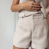 Vintage linen top coco