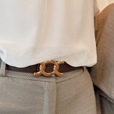 Mokka pants with belt
