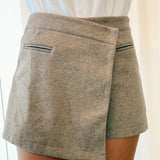 Soft brown skort