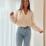 Fur Blouse Ecru