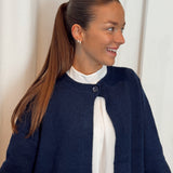 Navy cardigan