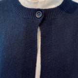 Navy cardigan