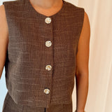 Vintage linen Blazer Hazel