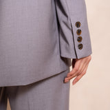 Grey split blazer - V2559