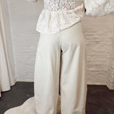 Barrel pantalon CREME 25016-1