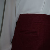 Soft burgundy skort