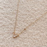 Mini V necklace