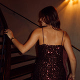 Espresso elegance dress