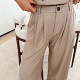 Taupe pantalon pa7198