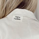 Spring whisper blouse white