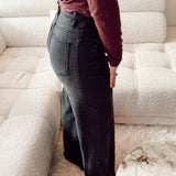 Aura pants black b605