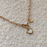 Chainy heart necklace