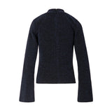 Coster Navy glitter top