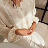 New faustine blouse ecru b602