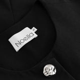 Noella silver button gilet