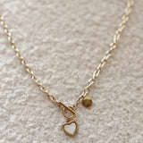 Chainy heart necklace