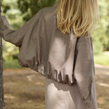 Bomber jacket with squares FM269-03