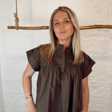 Vintage blouse 9336 BROWN