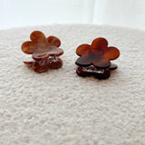 Mini flower hairclips