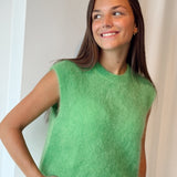 Green Mohair Debardeur