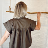 Vintage blouse 9336 BROWN