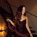 Espresso elegance dress