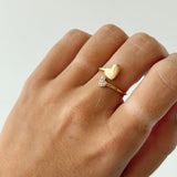 Two hearts ring