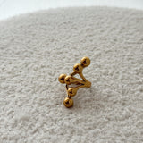 Golden bubble ring