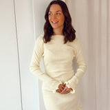 Butteryellow ruffled dress