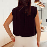 New corinto glitter top brown b610