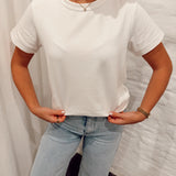 White tee
