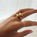 Golden twisted ring