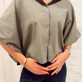 Chatelet blouse khaki b602