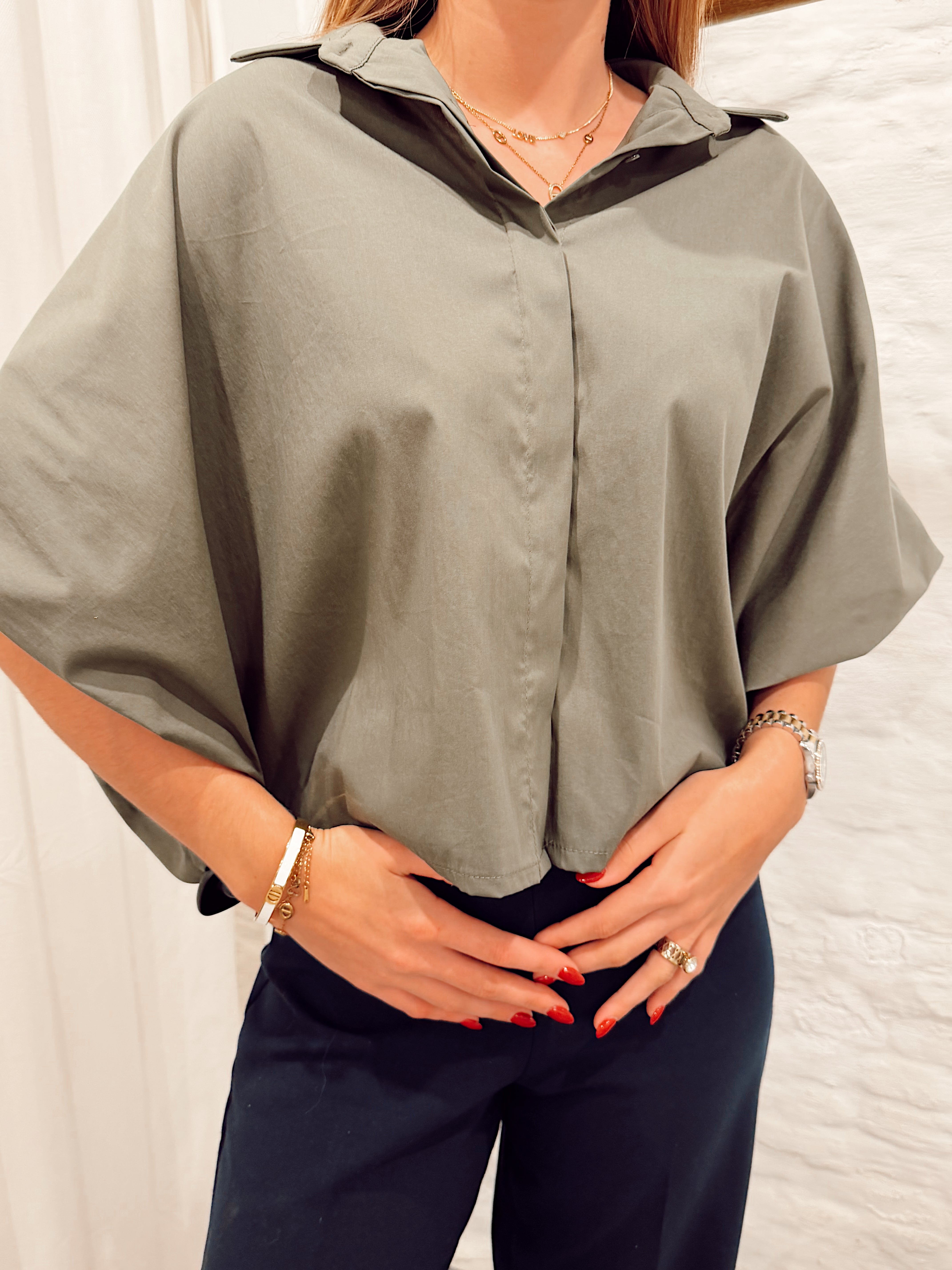 Chatelet blouse khaki b602