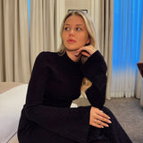 Coster Navy glitter top