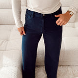 Aura pants navy b605