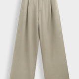 Taupe wide pantalon