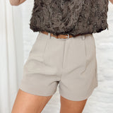 Short with belt TAUPE 22066-2
