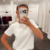 White tee