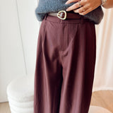 Burgundy Pantalon