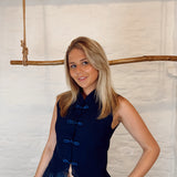 Royal blouse NAVY 60861NV
