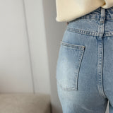 Detailed jeans lightblue