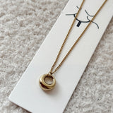 Mini circle necklace