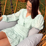 Ocean Dress With Details