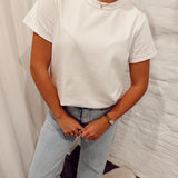 White tee