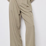 Taupe wide pantalon