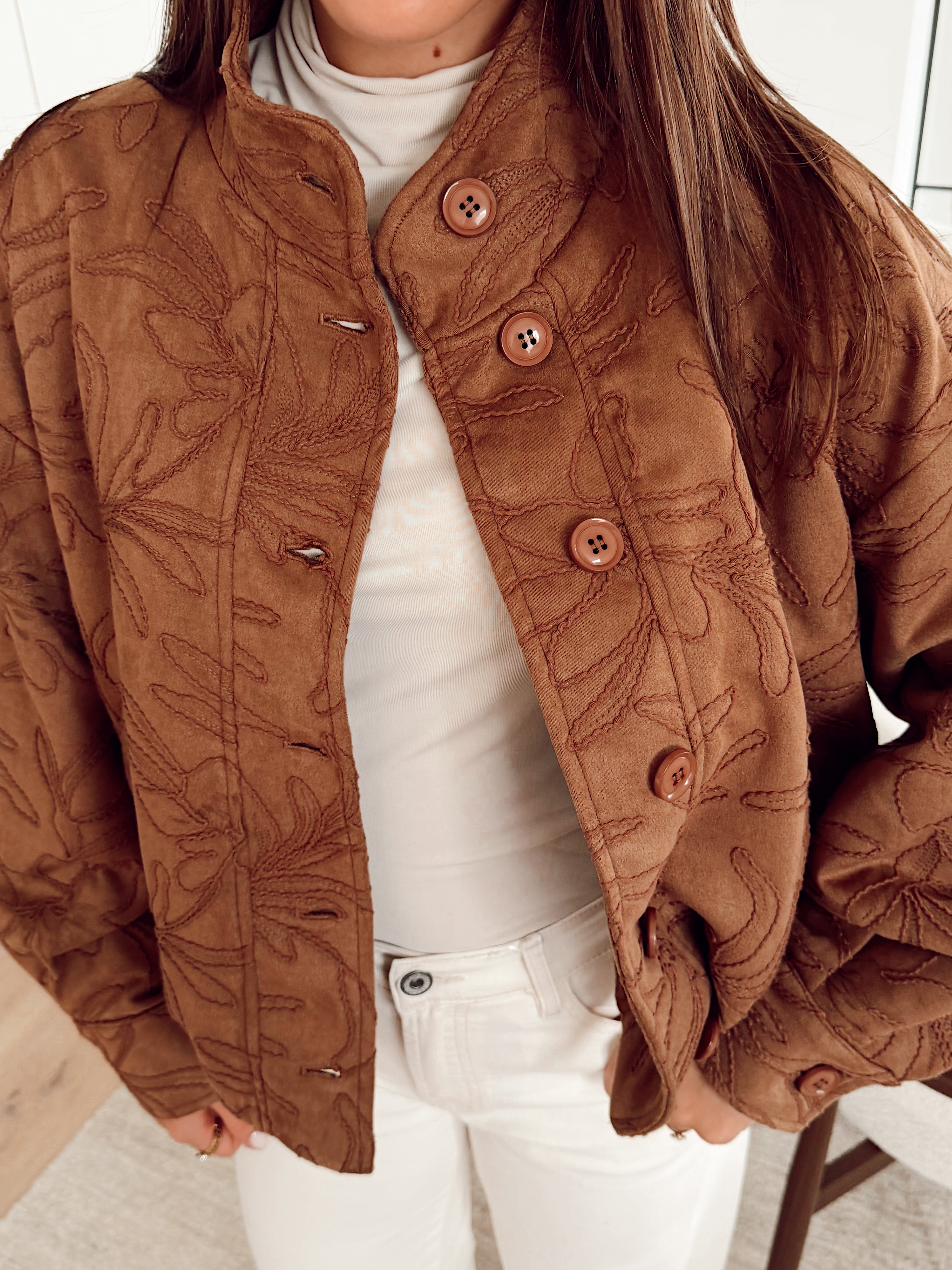Alost jacket camel b612