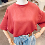 Iconic Tee Bordeaux