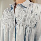 Spring whisper blouse blue