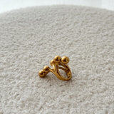 Golden bubble ring